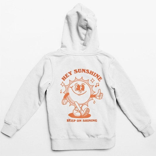 Aesthetic Woman Hoody, Trendy sweatshirt, VSCO hoodie, Hey Sunshine Clothing, Hoodies saying on back, Mental health  Hoodie and Sweater; T-shirt Cotton Womenswear