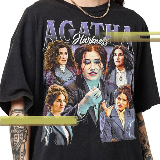 Agatha Harkness Vintage Style T-Shirt, Gift For Woman and Man Unisex T-Shirt Menswear Streetwear