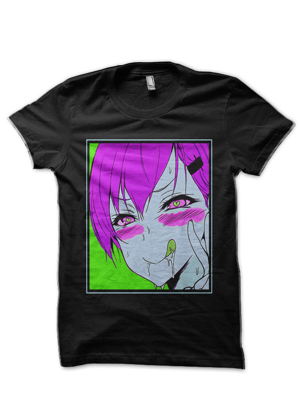Ahegao Heart Eye Pop Art T-Shirt Hoodie, Sweatshirt | CoreVibeTees.com
