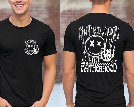 Ain't No Hood Like Fatherhood Shirt Funny Dad Shirt Dad Birthday Gift Fathers Day Giftgift For Husbandcool Dad Shirtrock And Roll Dad TK43GD