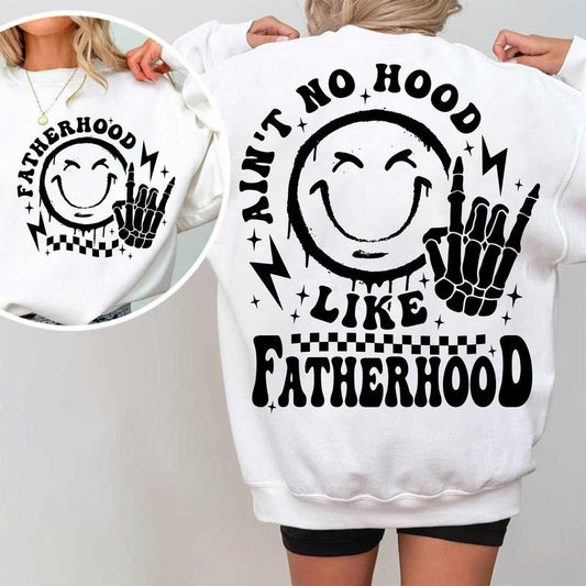 Ain't No Hood Like Fatherhood Svg Father's Day Svg Dad Svg Father Svg Funny Dad Svg Fatherhood Png Father's Day Sublimation Designs TK43GN