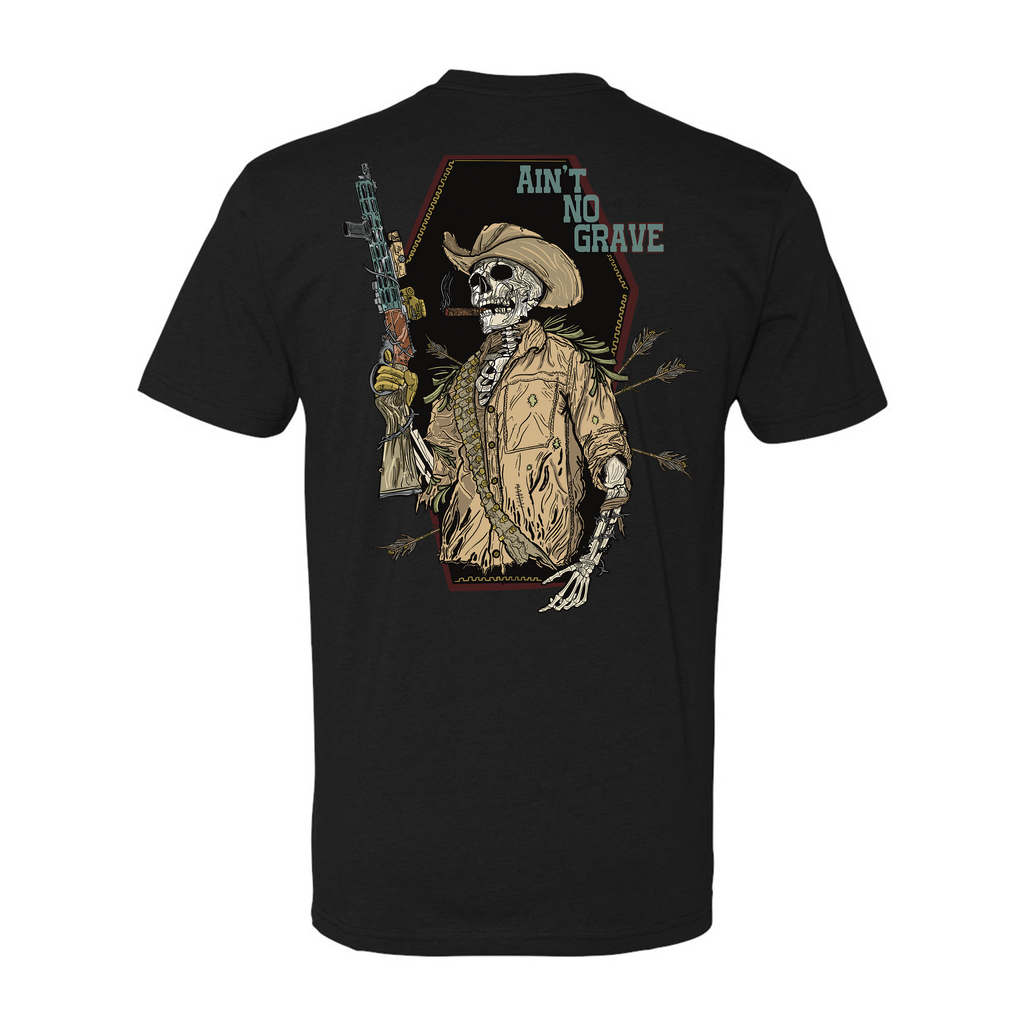 Ain't No Grave Tee Hoodie, Sweatshirt | CoreVibeTees.com (Image 2)