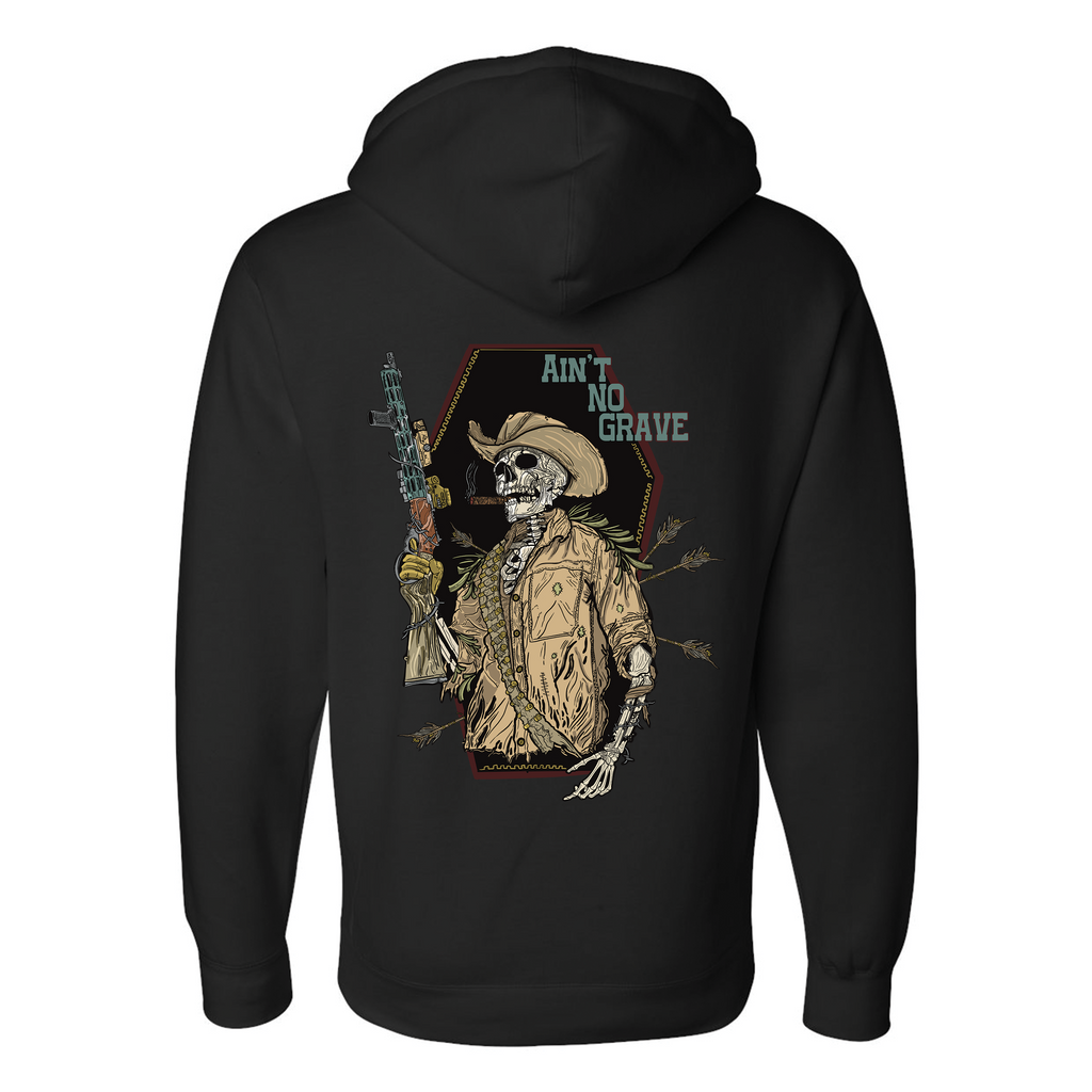 Ain't No Grave Hoodie T-Shirts, Sweatshirt | CoreVibeTees.com (Image 4)