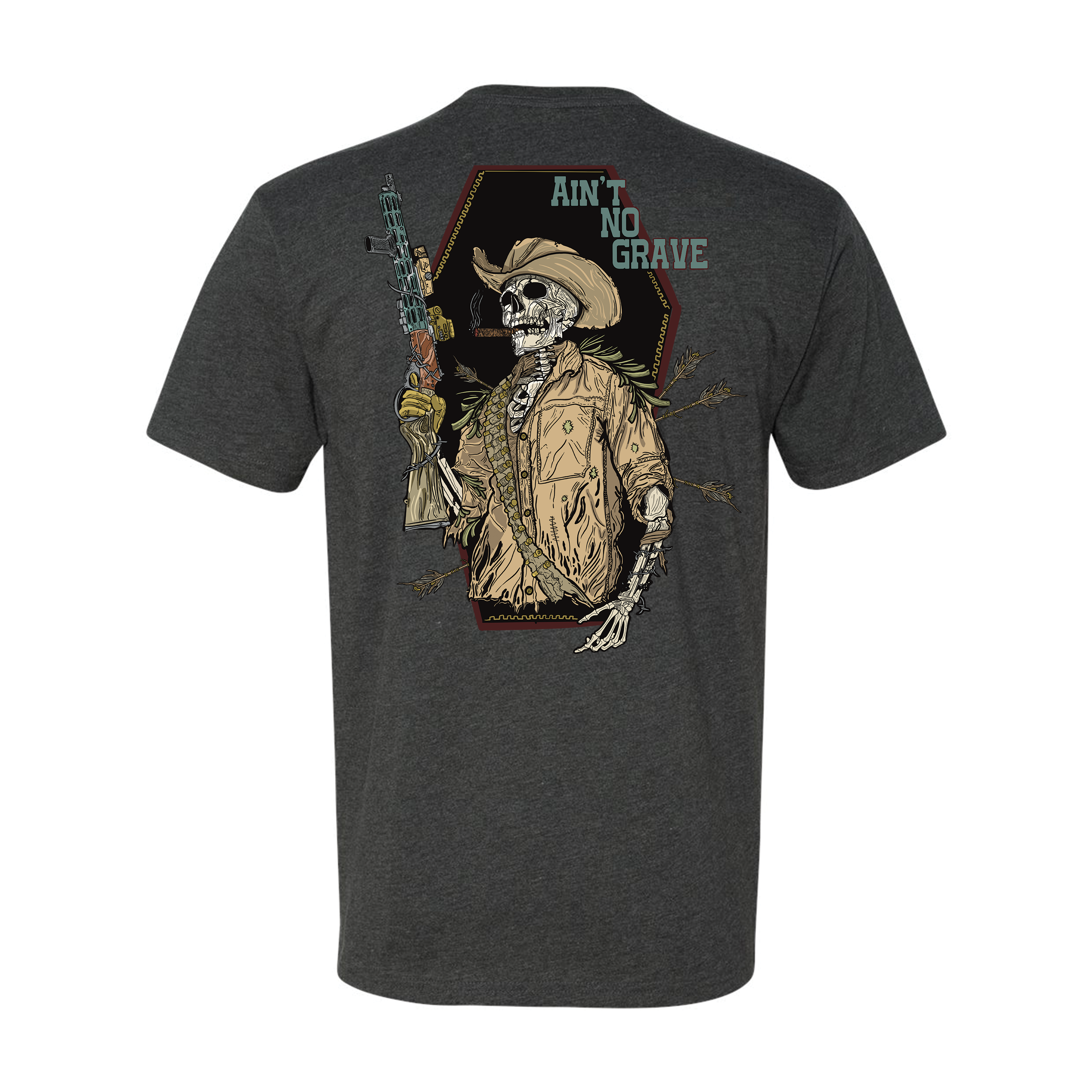 Ain't No Grave Tee Hoodie, Sweatshirt | CoreVibeTees.com (Image 3)