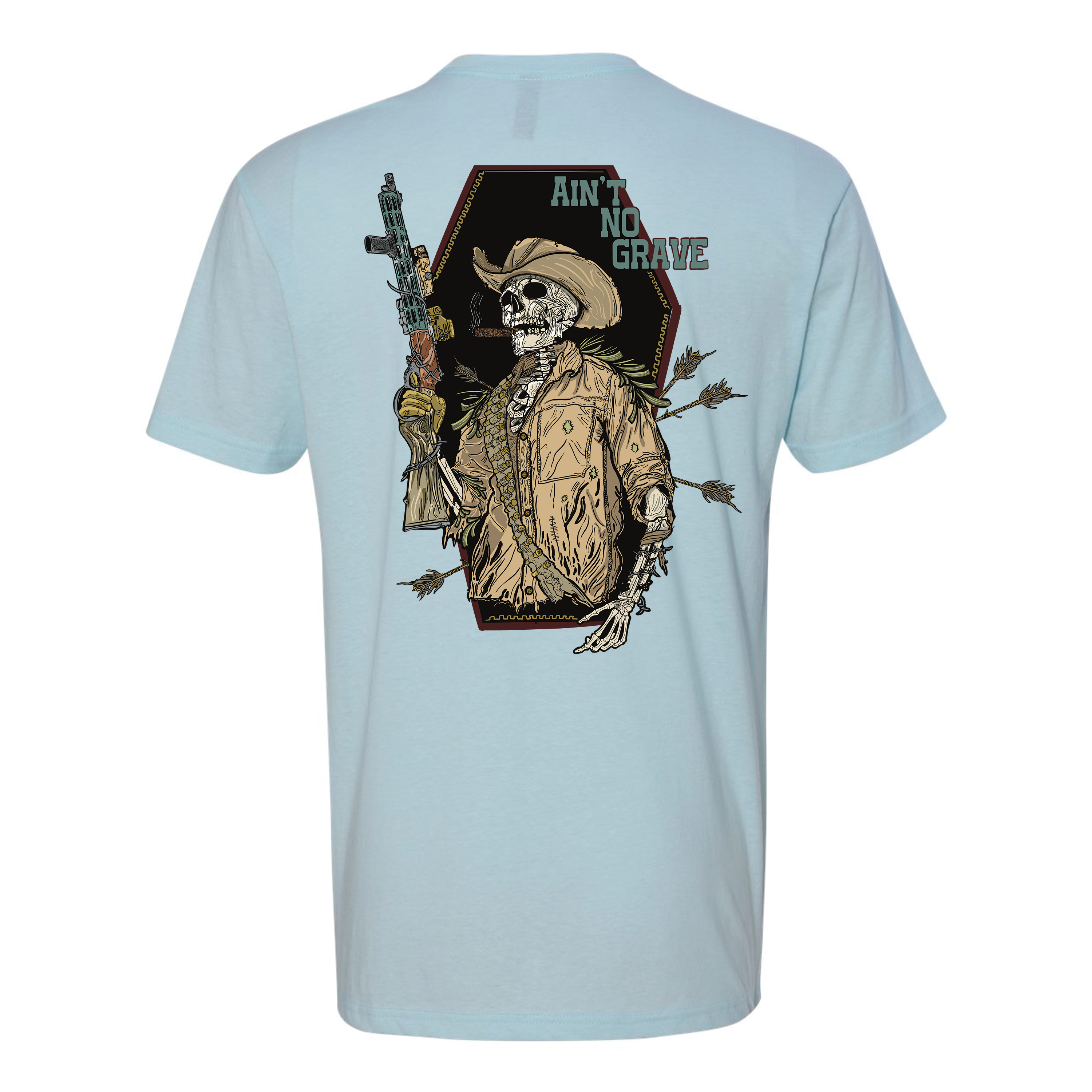Ain't No Grave Tee Hoodie, Sweatshirt | CoreVibeTees.com (Image 4)