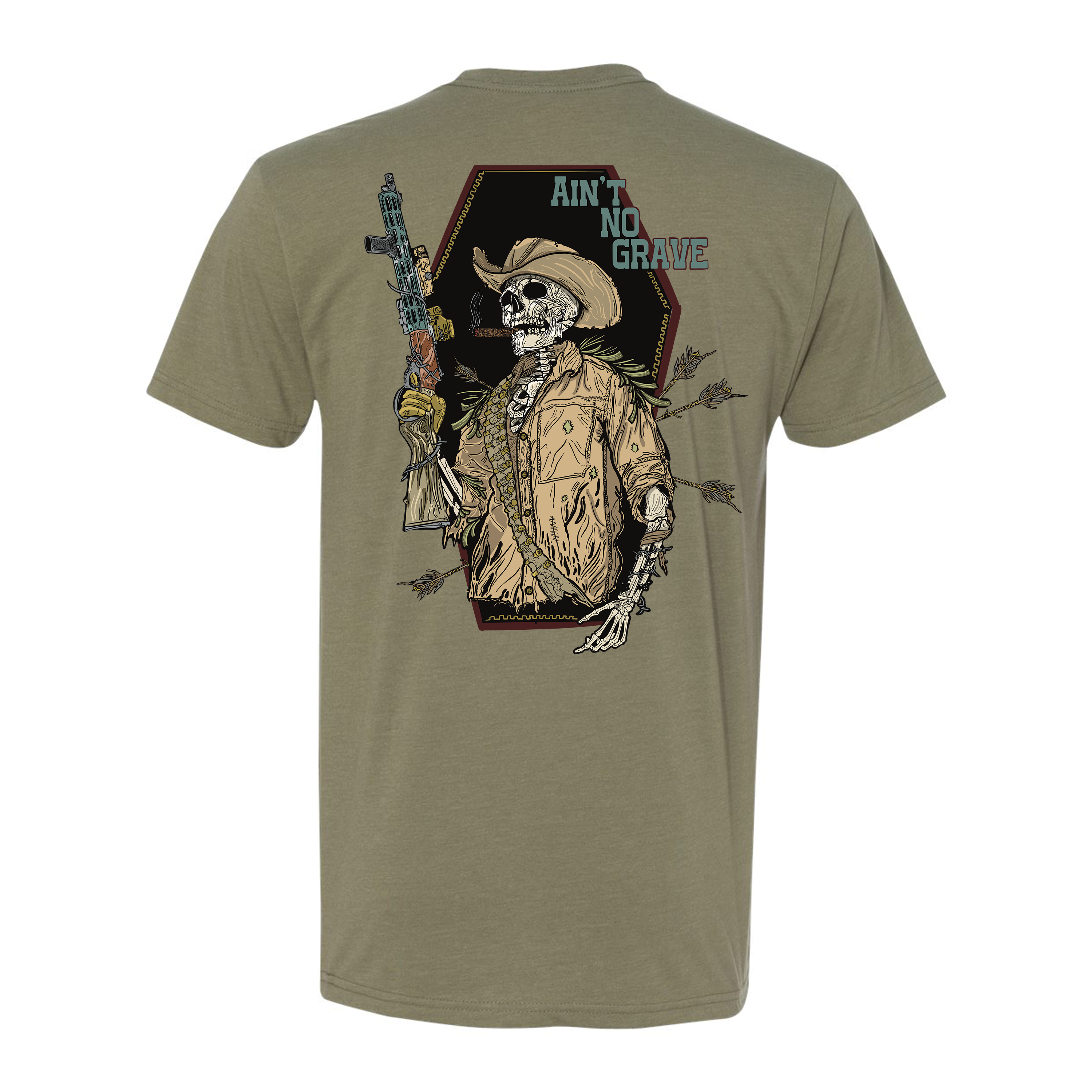 Ain't No Grave Tee Hoodie, Sweatshirt | CoreVibeTees.com (Image 5)