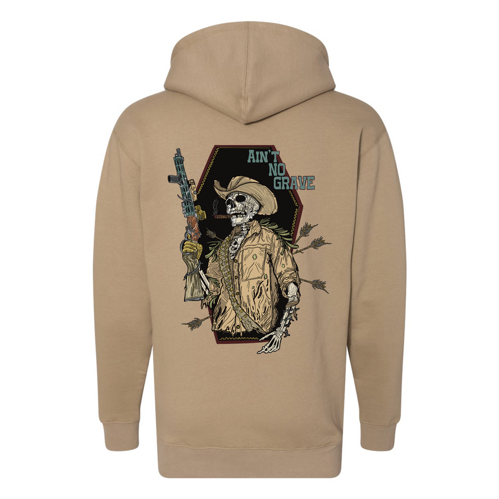 Ain't No Grave Hoodie T-Shirts, Sweatshirt | CoreVibeTees.com (Image 2)