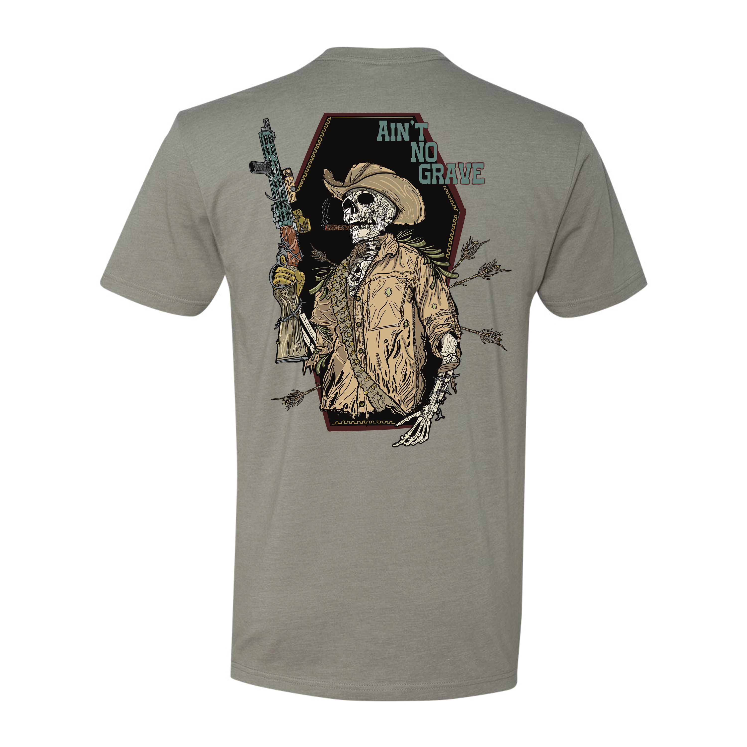 Ain't No Grave Tee Hoodie, Sweatshirt | CoreVibeTees.com (Image 1)