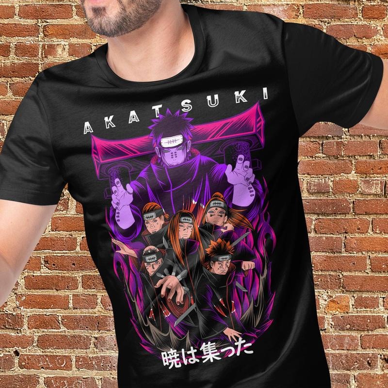 Akatsuki Naruto Japanese Anime Men Women T-Shirt #2 Sweatshirt, Hoodie, Comfort Colors