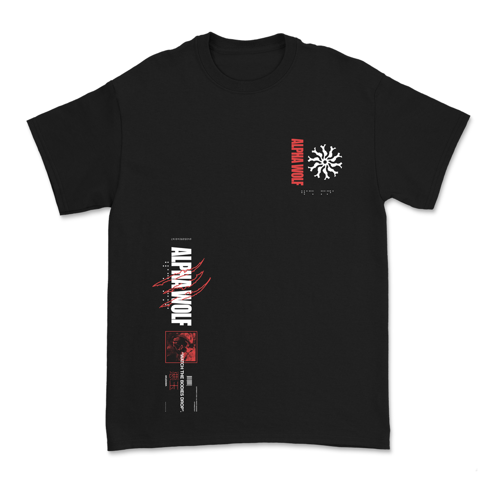 Alpha Wolf - Akudama Shirt Hoodie, Sweatshirt | CoreVibeTees.com (Image 2)