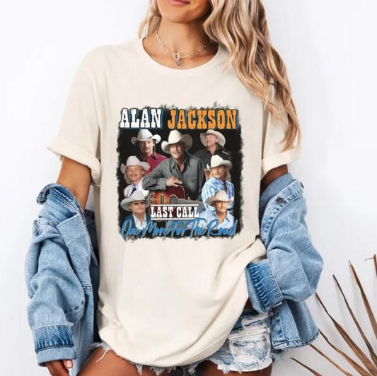 Alan Jackson Fan T-Shirt, Alan Jackson 90's country music shirt