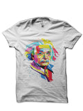 Albert Einstein White T-Shirt Style003 Hoodie, Sweatshirt | CoreVibeTees.com