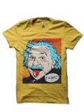Albert Einstein Yellow T-Shirt Hoodie, Sweatshirt | CoreVibeTees.com