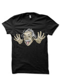 Albert Einstein Black T-Shirt Hoodie, Sweatshirt | CoreVibeTees.com