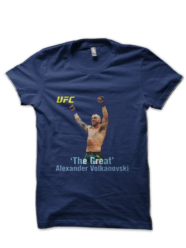 Alexander Volkanovski Navy Blue T-Shirt Style001 Hoodie, Sweatshirt | CoreVibeTees.com
