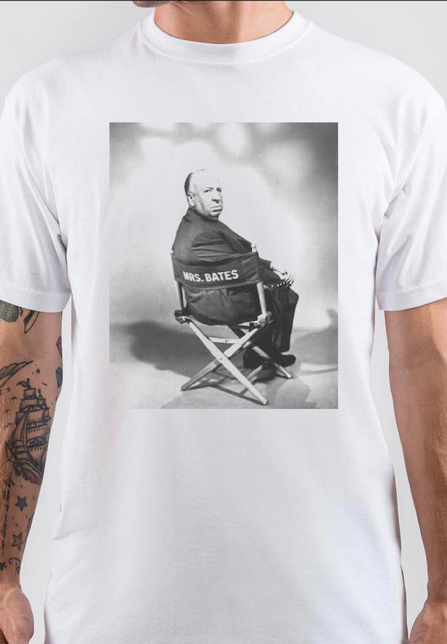 Alfred Hitchcock White T-Shirt Hoodie, Sweatshirt | CoreVibeTees.com