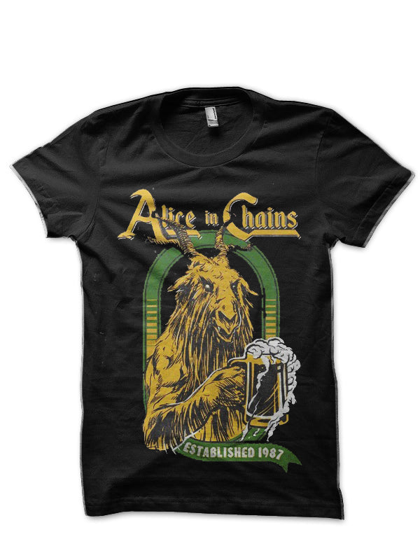 Alice In Chains Black T-Shirt Style002 Hoodie, Sweatshirt | CoreVibeTees.com