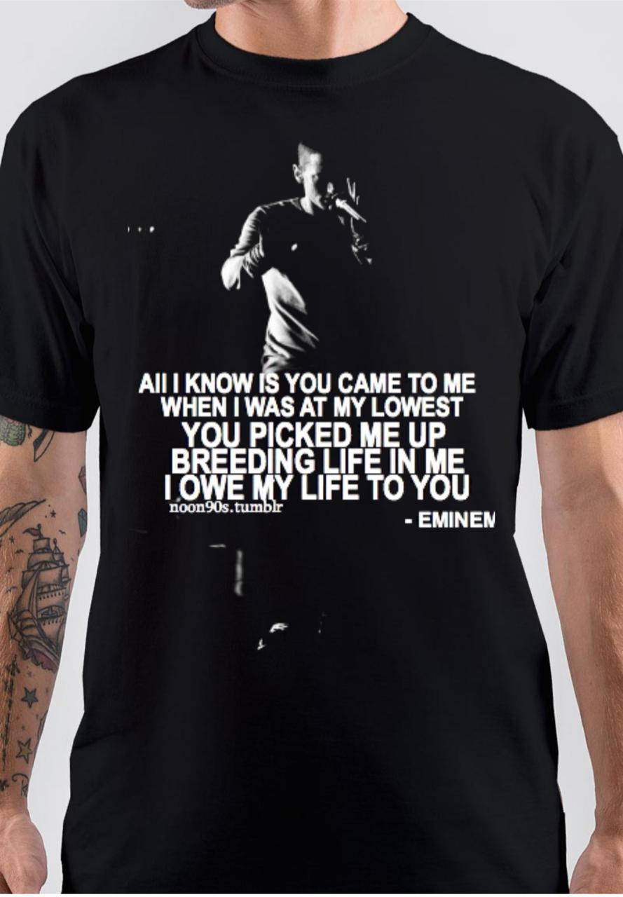 All I Know Is You Came To Me Eminem T-Shirt Hoodie, Sweatshirt | CoreVibeTees.com