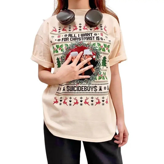 All I Want  For Christmas Shirt , Ruby And Scrim Band Shirt, Grey Tour 2024 Tee  For Fans, Vintage Outfits