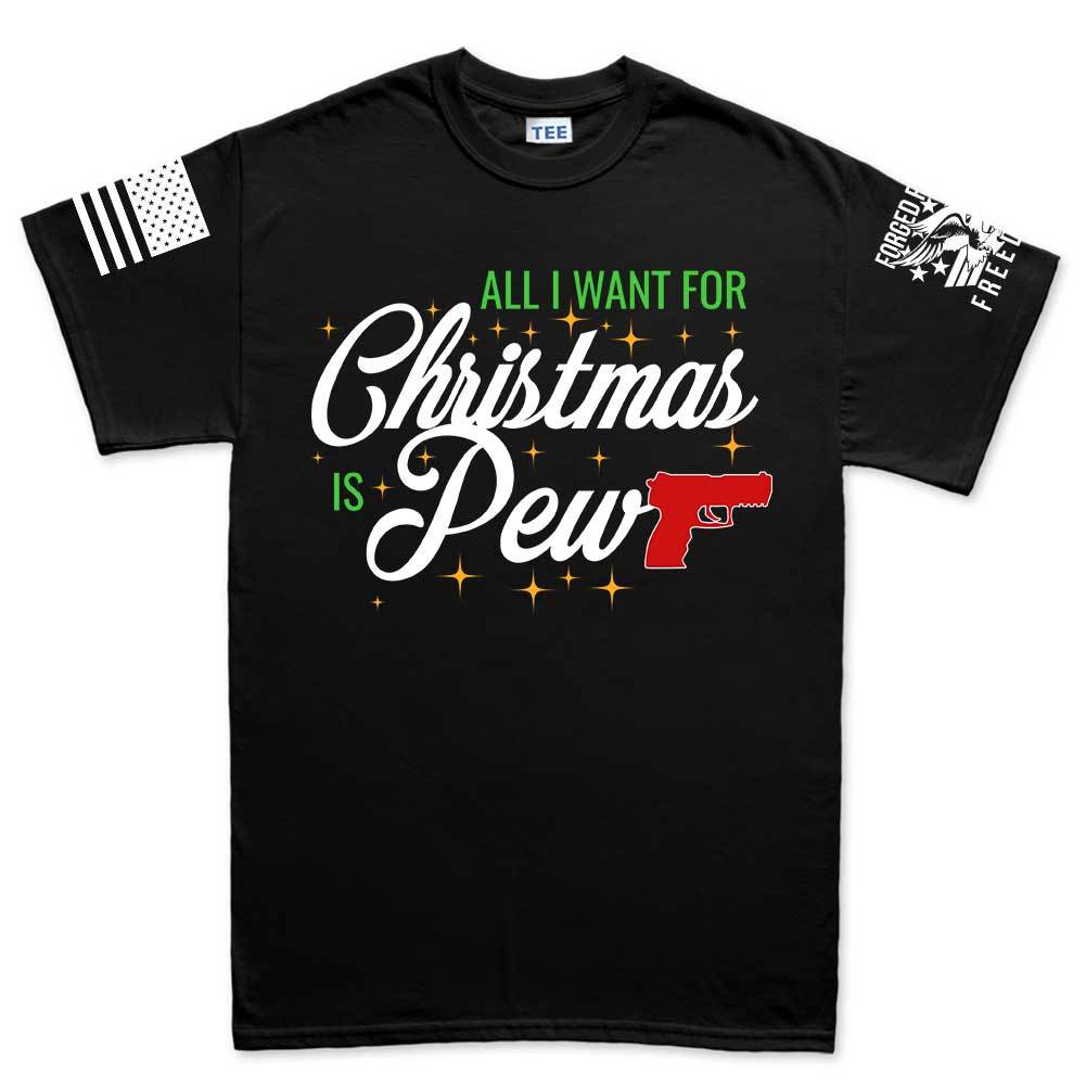 All I Want For Christmas Is Pew Men's T-shirt Hoodie, Sweatshirt | CoreVibeTees.com (Image 2)