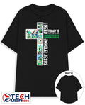 All I need today is a little bit of Saskatchewan Roughriders and a whole lot of Jesus players cross shirt