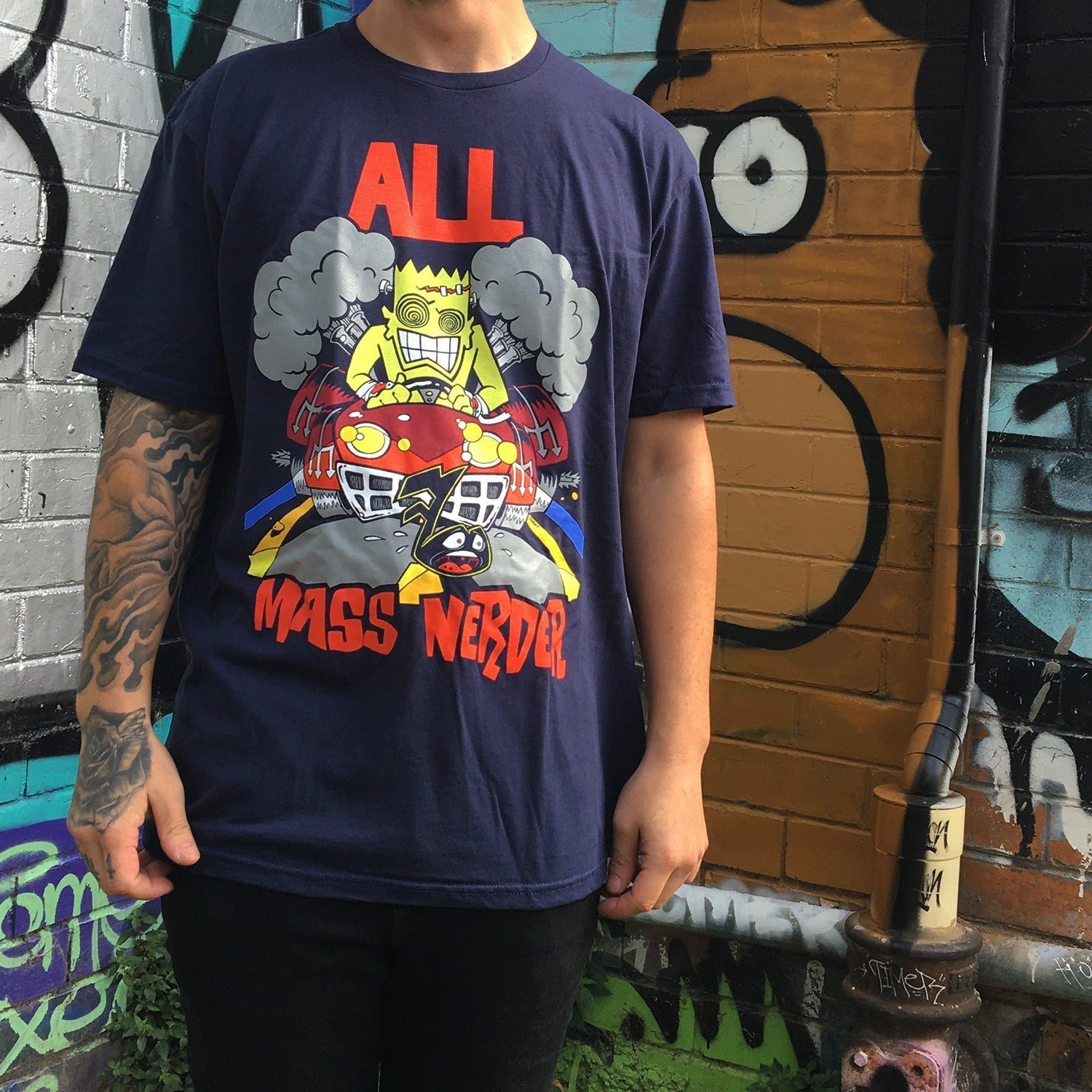 Mass Nerder Tee (Navy) Hoodie, Sweatshirt | CoreVibeTees.com (Image 2)
