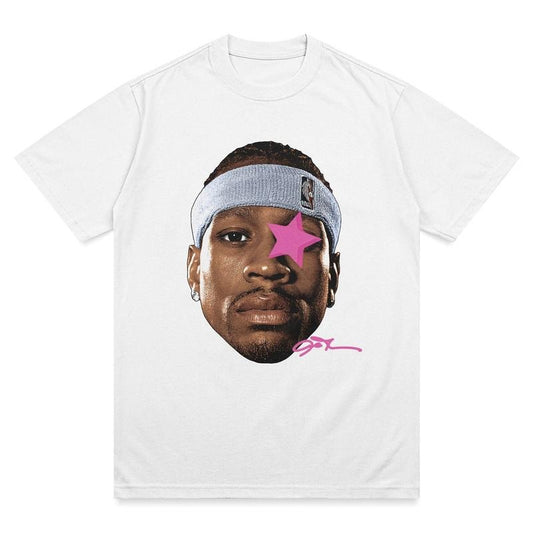 Allen Iverson Graphic T-Shirt The Answer Big Face Vintage Basketball Tee Shirt for Men Women Streetwear Menswear Top Sweatshirt, Hoodie, Comfort Colors