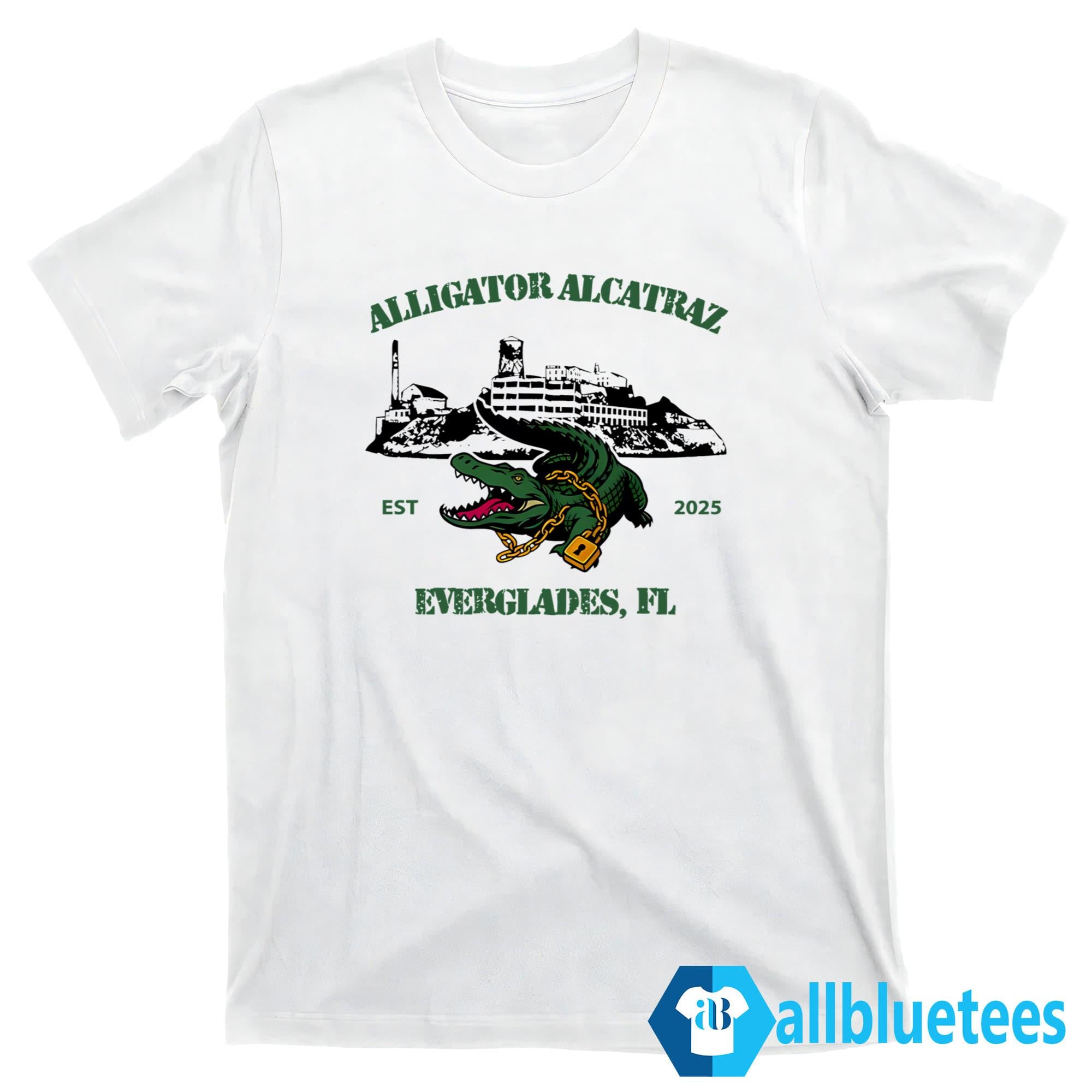 Alligator Alcatraz Everglades Florida Est 2025 Shirt