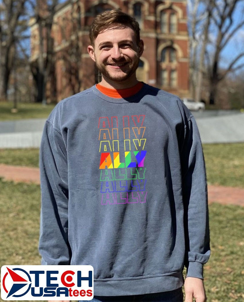 Ally LGBT repeat shirt