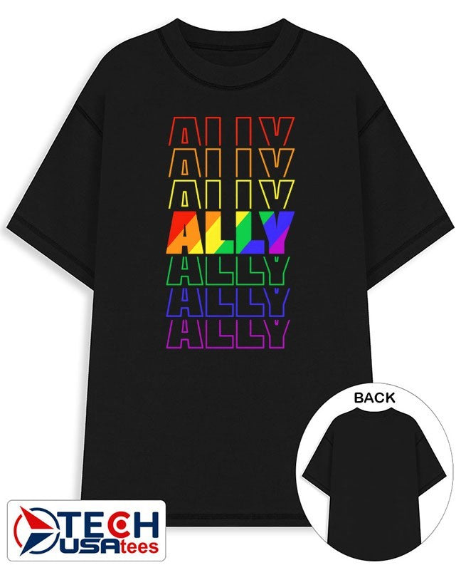 Ally LGBT repeat shirt