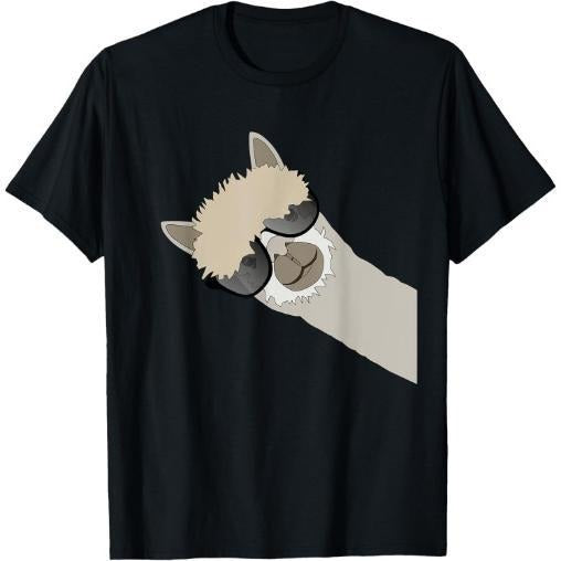 Alpaca Llama Gift Funny Cool Llama Deco T-Shirt Made in USA