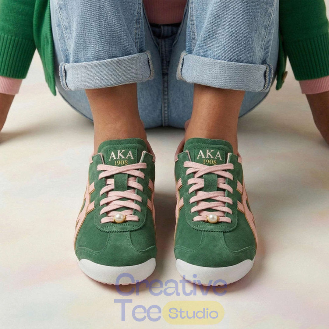 Alpha Kappa Alpha Premium Tiger Shoes – Green