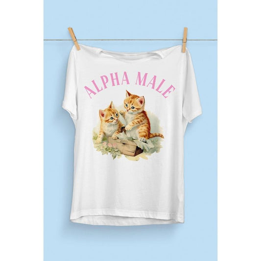 Alpha Male Cat T-Shirt | Funny Kitten Shirt | Oddly Specific | Cottagecore Aesthetic | Offensive Ironic Sarcastic | Shirts that go Hard  T-shirt, sweater and Hoodie