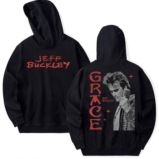 Alt Rock Music Merch, Bucklley Fan 2 Sided Hoodie, 90s Music Shirt, Unisex Sweater Pullover Tee