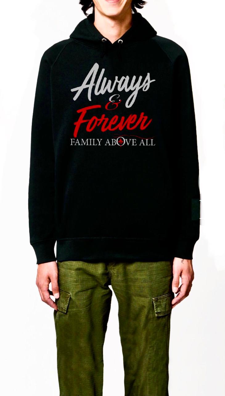 Always And Forever Black Hoodie T-Shirts, Sweatshirt | CoreVibeTees.com