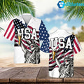 America 250 Statue Of Liberty Beer Hawaiian Shirt