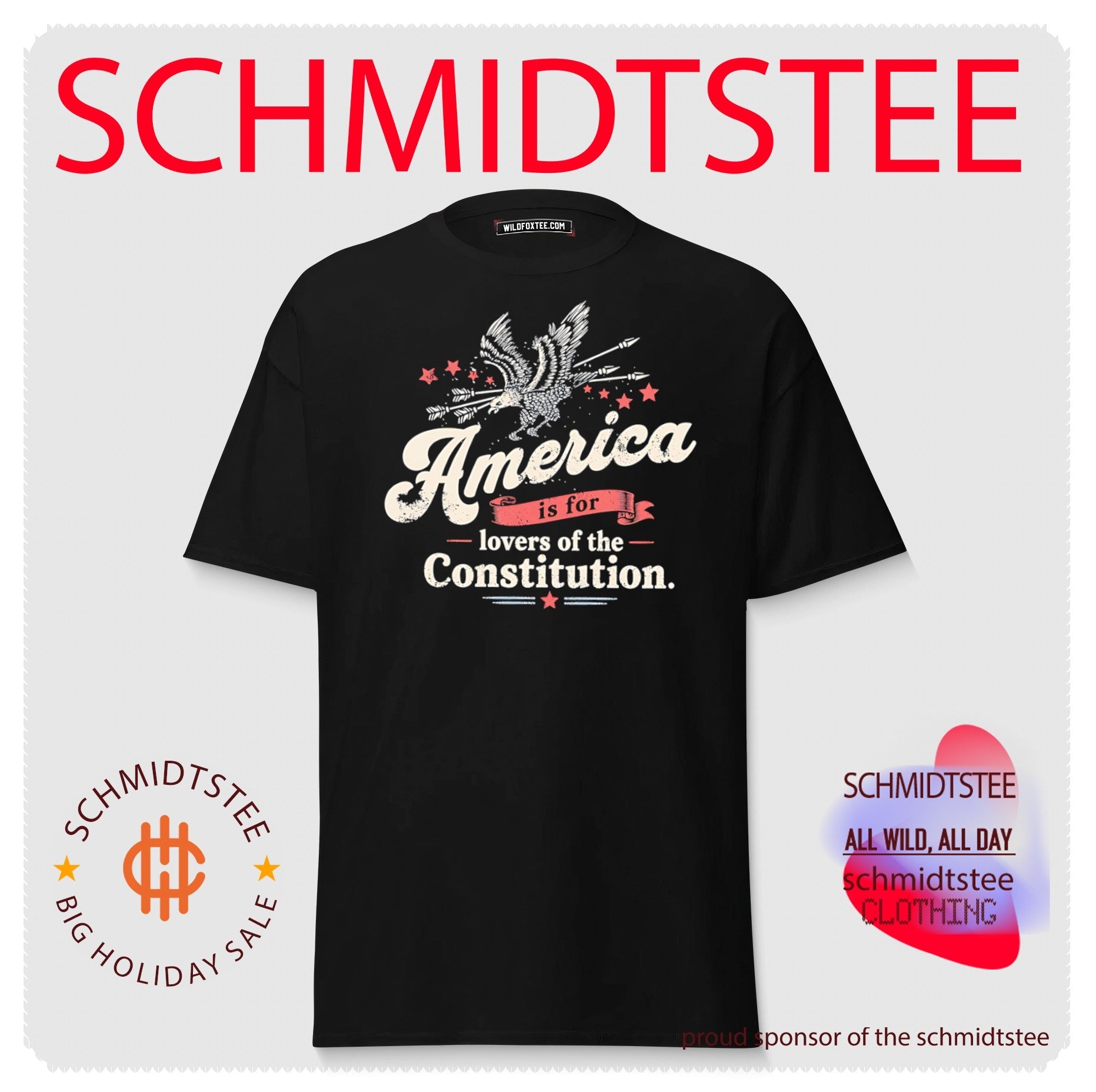 America is for lovers of the constitution eagle shirt