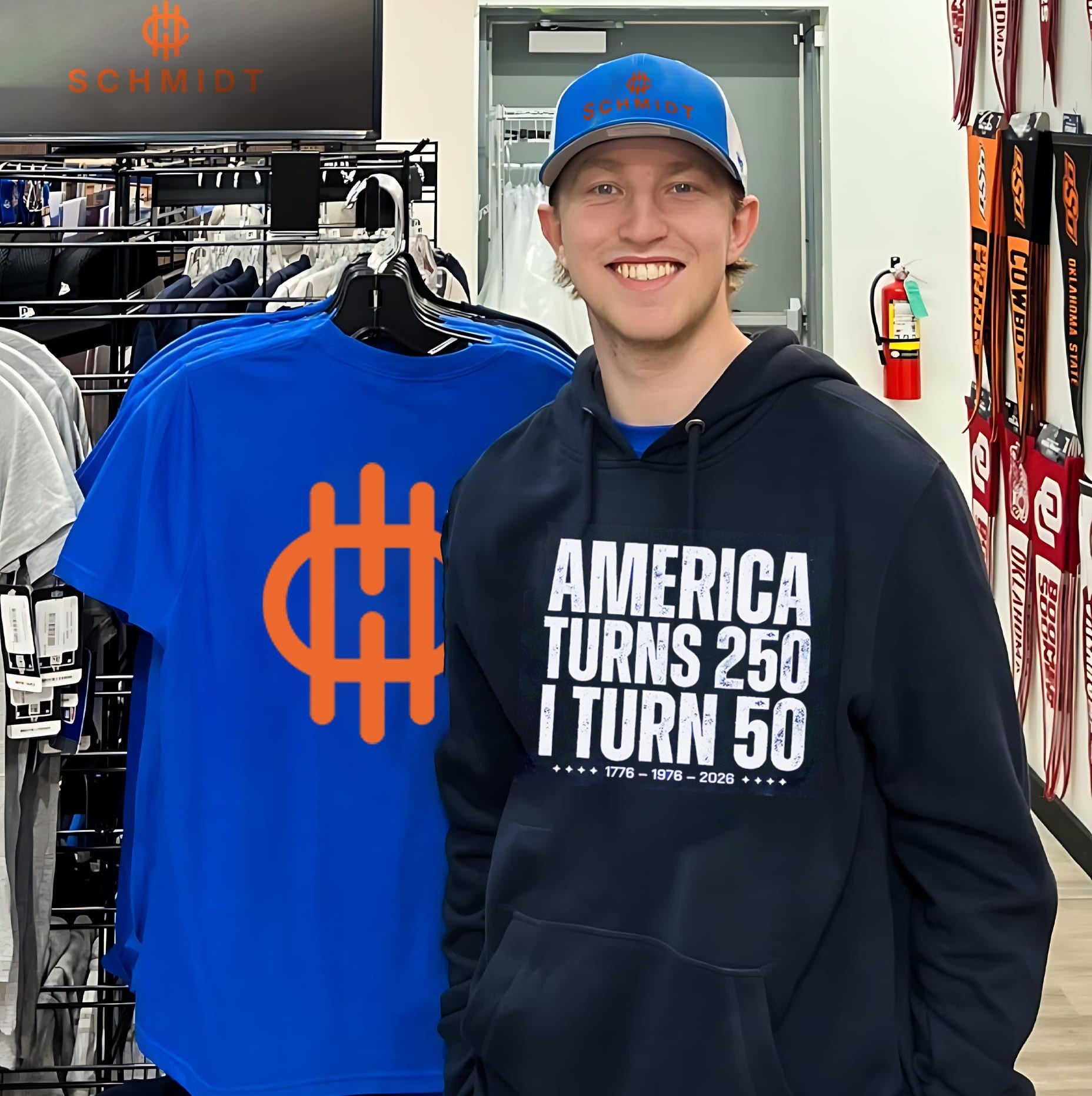 America turns 250 I turn 50 1776-1976-2026 shirt