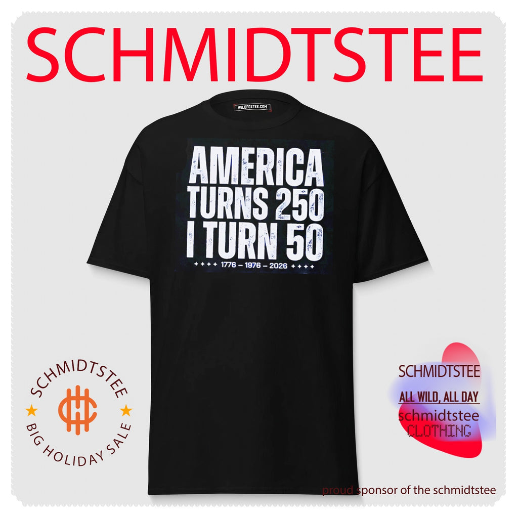 America turns 250 I turn 50 1776-1976-2026 shirt
