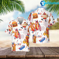 American Hot Dog Burger Hawaiian Shirt