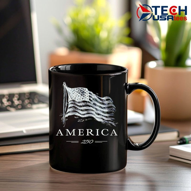 America’s 250th Anniversary vintage flag shirt