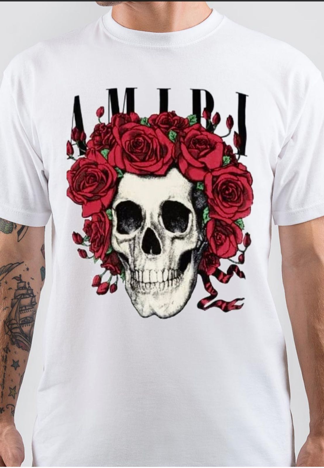 Amiri White T-Shirt Hoodie, Sweatshirt | CoreVibeTees.com