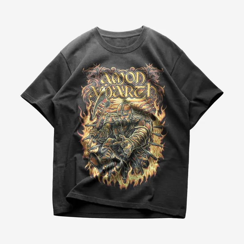 Amon Amarth T-shirt - Metal Music Shirt - Amon Amarth Merch - Unisex Cotton Tee