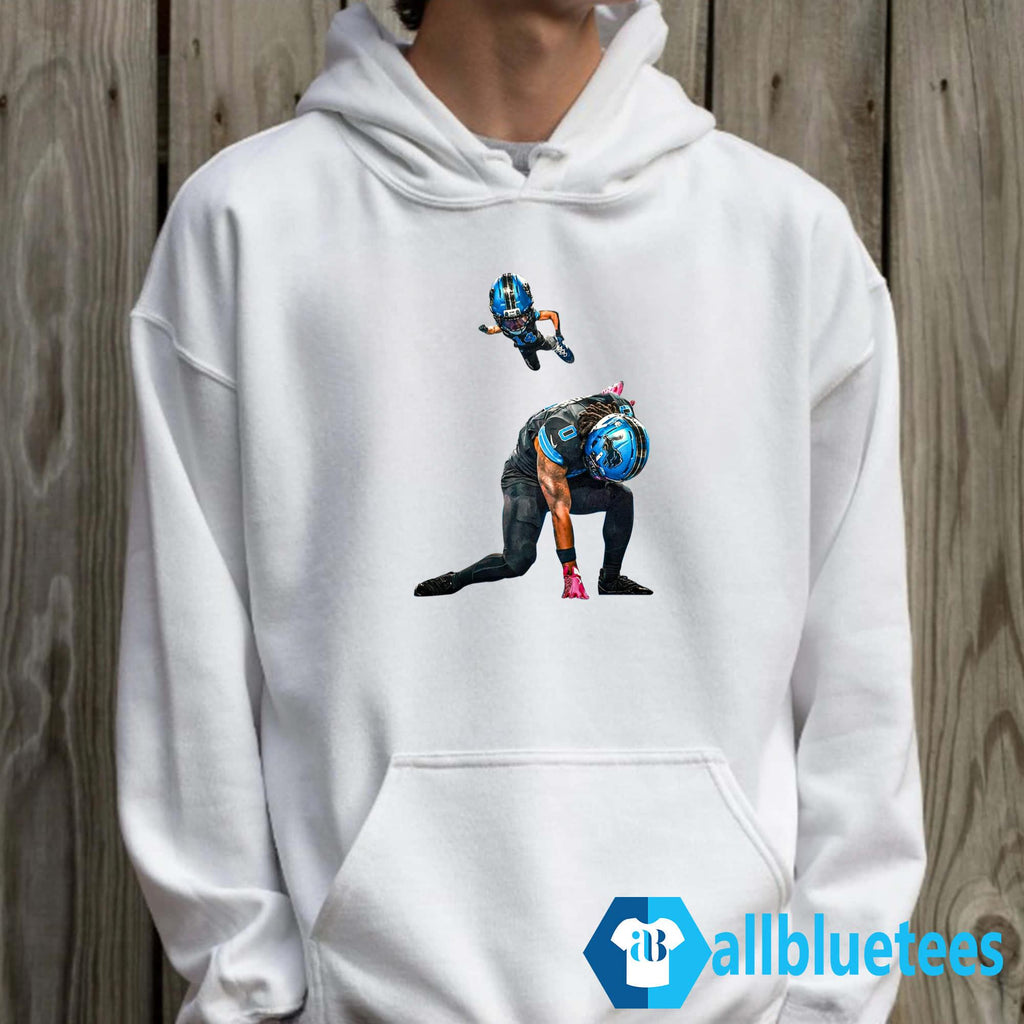Amon Ra St. Brown And RB Jahmyr Gibbs Pulled Off A Super Hero Funny Shirt