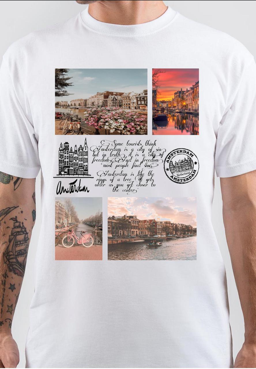 Amsterdam T-Shirt Hoodie, Sweatshirt | CoreVibeTees.com