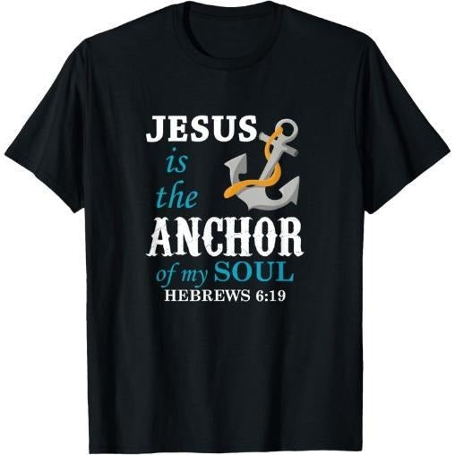 Anchor American Flag Vintage T-Shirt Made in USA
