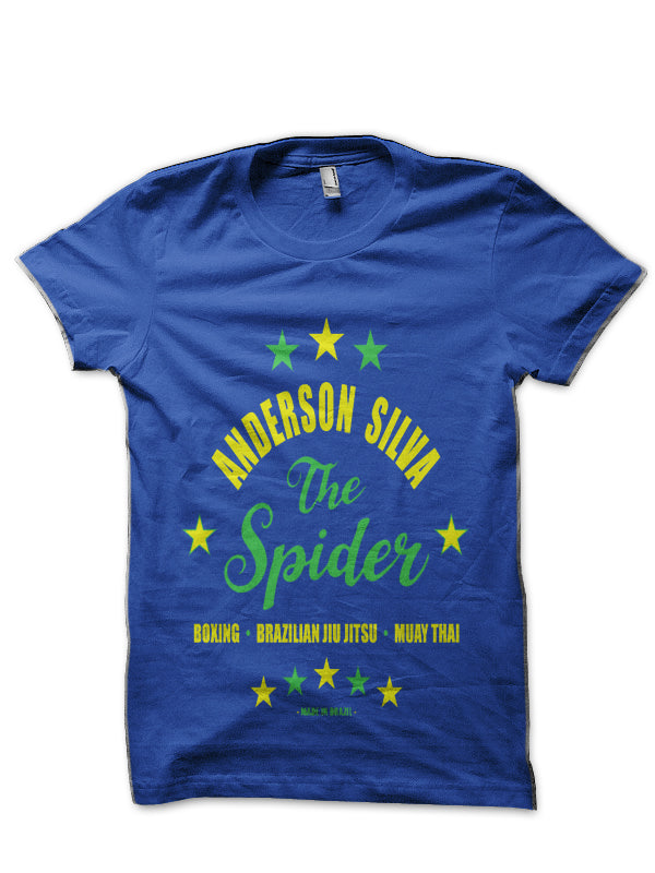 Anderson Silva Royal Blue T-Shirt Hoodie, Sweatshirt | CoreVibeTees.com