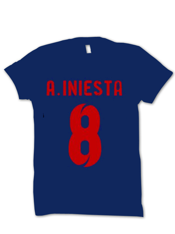 AndrÃ©s Iniesta T-Shirt Style004 Hoodie, Sweatshirt | CoreVibeTees.com