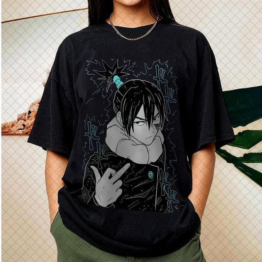 Anime-Inspired Unisex Cotton T-shirt, Casual Short Sleeve Graphic Tee, Perfect Gift for Anime Fans Sweatshirt, Hoodie, Comfort Colors