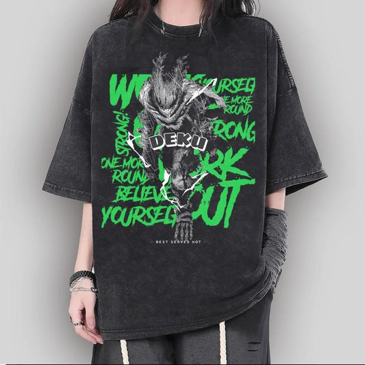 Anime Izuku Midoriya Deku Shirt, Anime Lover Shirt, Anime My Hero Academy, Anime Manga Shirt, Izuku Anime Gift Men and Women T-shirt Casual Cotton Sweatshirt, Hoodie, Comfort Colors